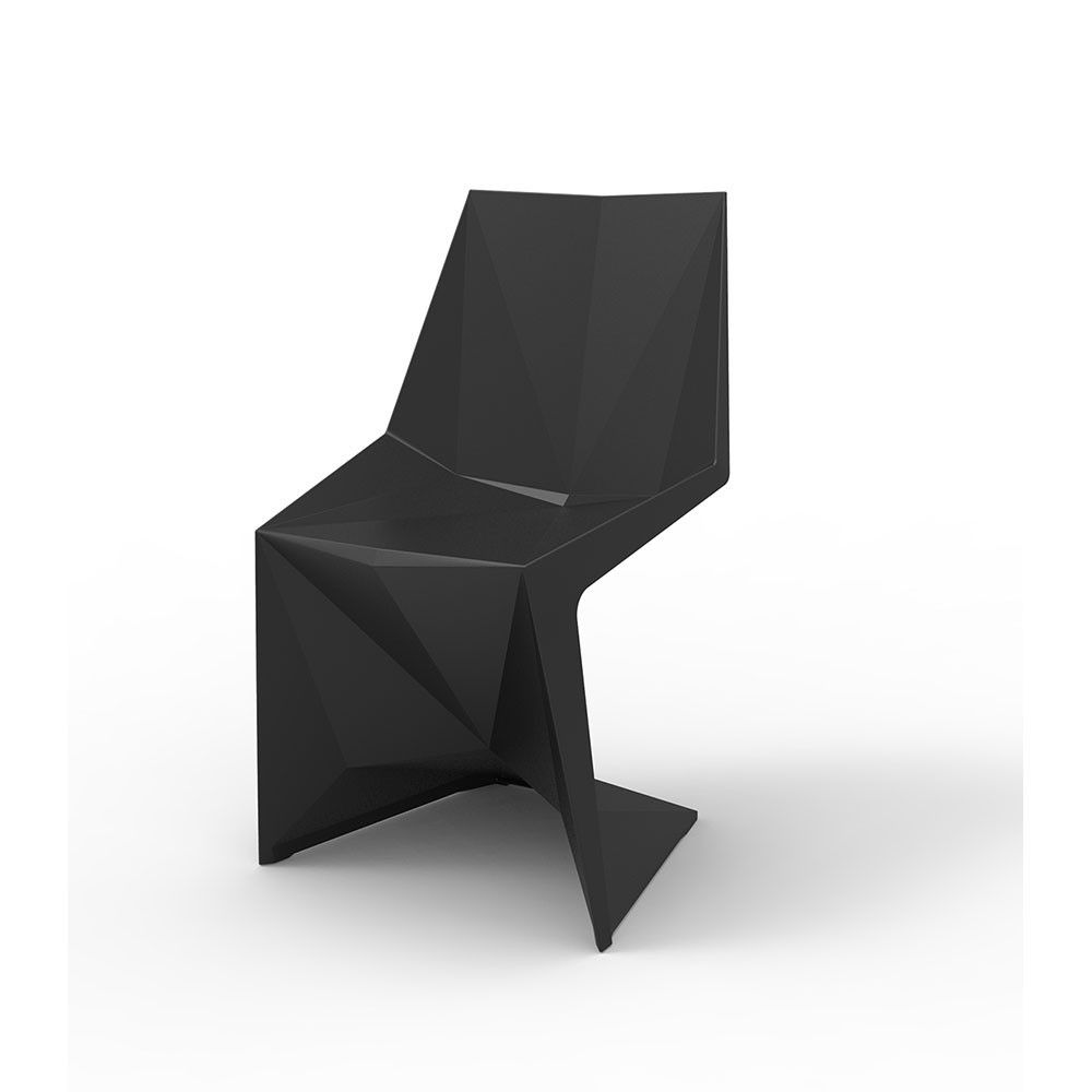 Vondom Voxel juego de 4 sillas apilables de polipropileno | kasa-store