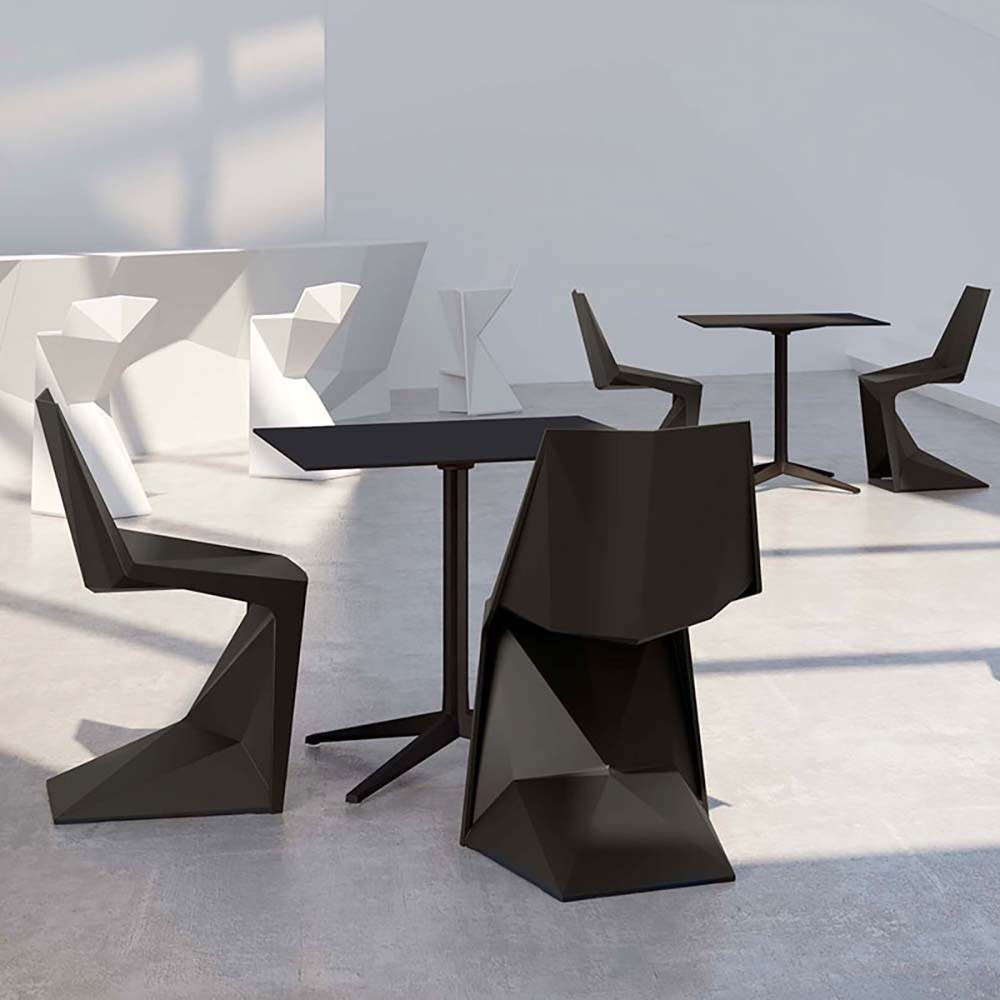 Vondom Voxel sæt med 4 stabelbare polypropylen stole | kasa-store