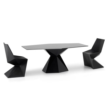 Table fixe Vondom Vertex pour l'intérieur et l'extérieur | kasa-store