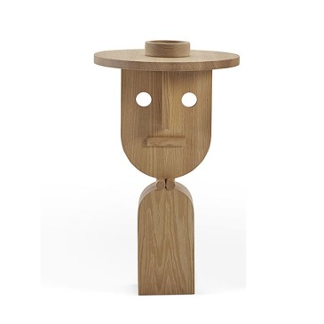 Sancal Faces στρογγυλό ξύλινο τραπεζάκι σαλονιού | kasa-store