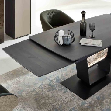 Ausziehbarer Tisch mit Birkenholzplatte | kasa-store