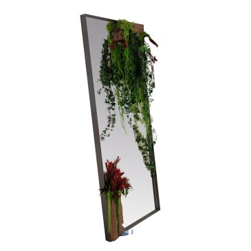 Espejo decorado con flores apto para muebles de lujo | kasa-store