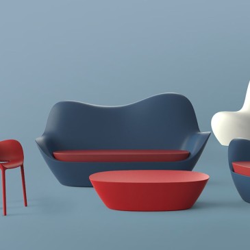 Vondom Sabinas Sofa Outdoor-Sofa, entworfen von Javier Mariscal