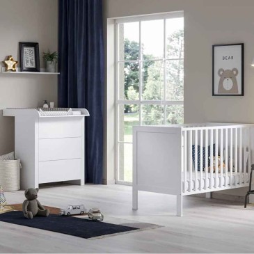 Basic chest of drawers with changing table for babies | kasa-store