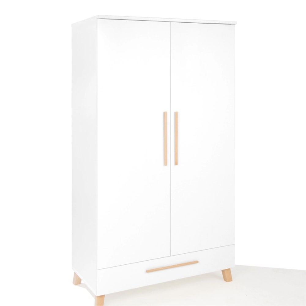 Lisa wardrobe with two doors and drawer | kasa-store