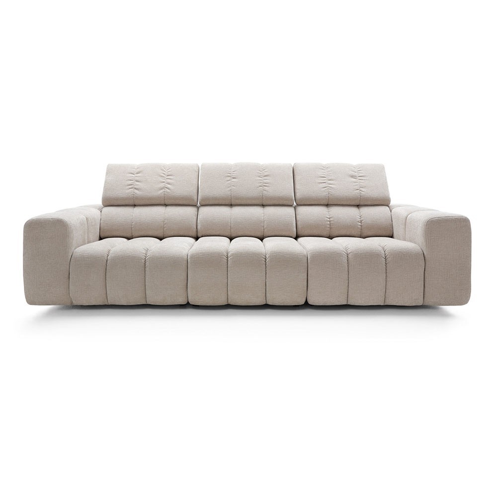 Fire personers sofa med tilbagelænet ryglæn | kasa-store