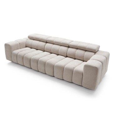 Fireseters sofa med tilbakelent ryggstøtte | kasa-store
