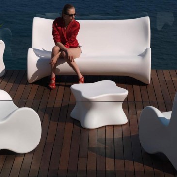 Vondom Pal outdoor sofa designed by Karim Rashid