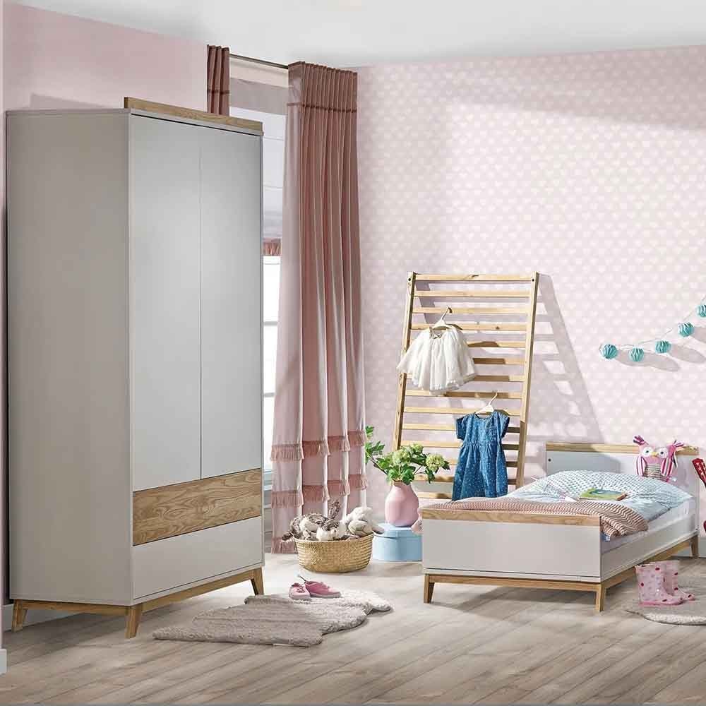 Nordik children's wardrobe with two doors | kasa-store