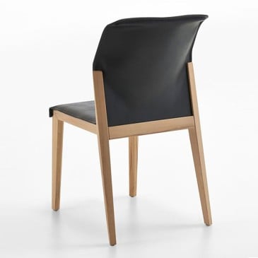 Hartmann polstrede stole betrukket med læder | kasa-store