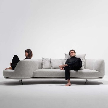 my home collection bordone divano con poltrona girevole 360°