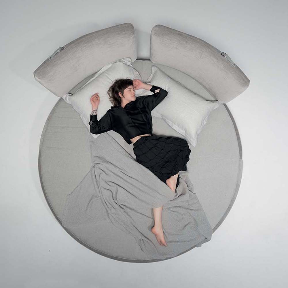 Myhome Bordone Bed circular double bed | kasa-store
