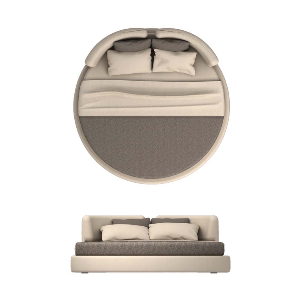 Myhome Bordone Bed rond tweepersoonsbed | kasa-store
