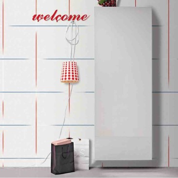 Birex Welcome opphengt skohylle med speildør | kasa-store