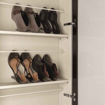 Birex Welcome hangend schoenenrek met spiegeldeur | kasa-store