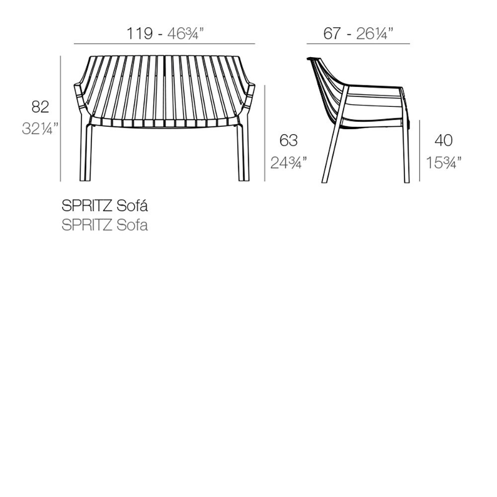 Spritz by Vondom sofa designet av Archirivolto Design | kasa-store