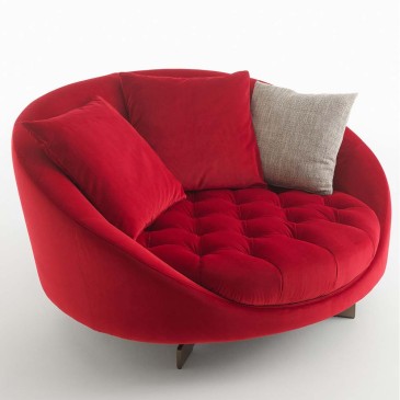 Albedo design Hill Love Seat kääntyvä nojatuoli sohvapöydällä tai ilman