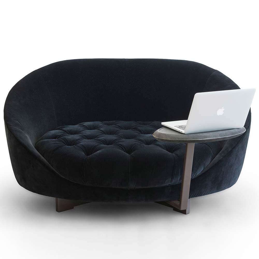 Albedo design Hill love seat swivel armchair | kasa-store