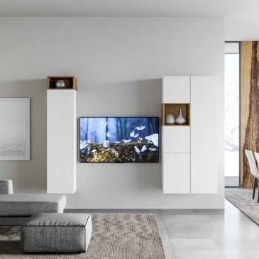 Itamoby Isoka A28 Wohnwand ideal für Ihr Wohnzimmer | Kasa-Laden