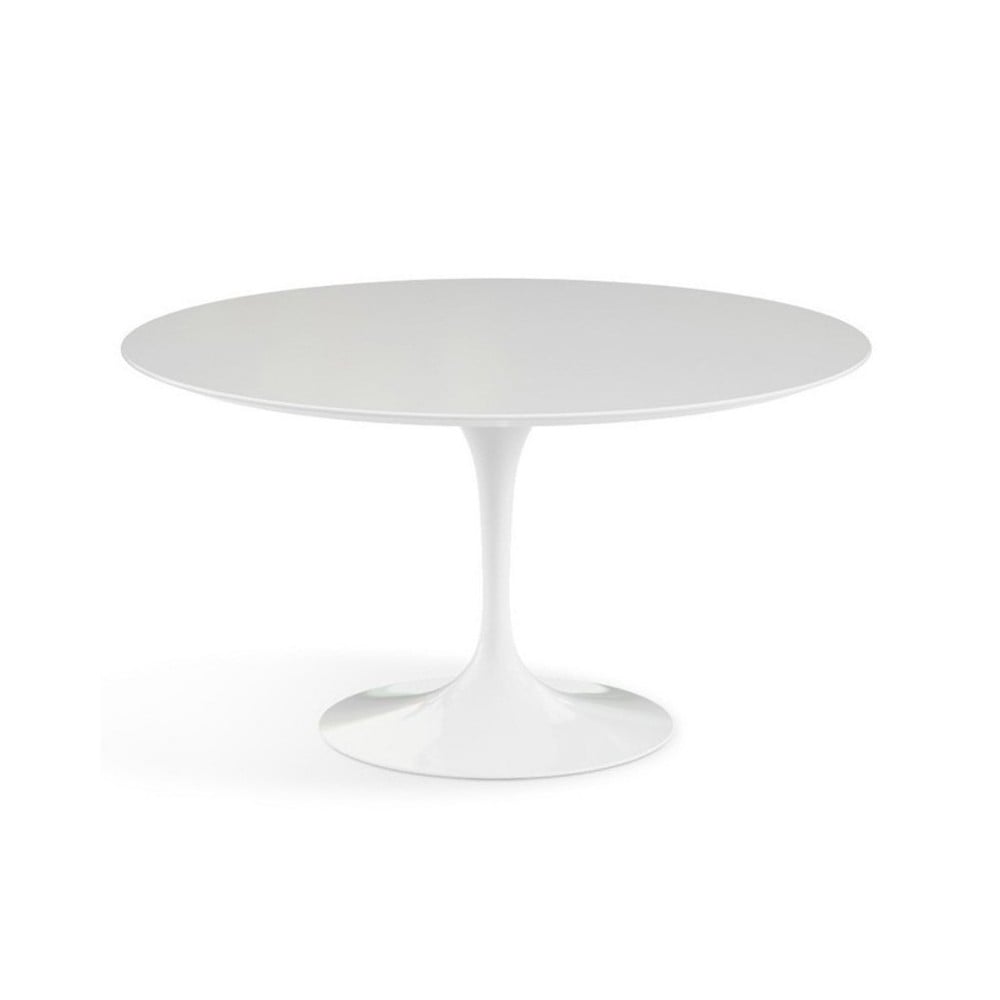 Re-edition of Tulip dining table by Eero Saarinen in laminate, carrara or marquinia