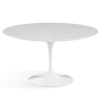 riedizione tulip di Eero Saarinen tavolo in laminato o marmo, bianco carrara, nero marquinia, arabescato vagli, calacatta oro
