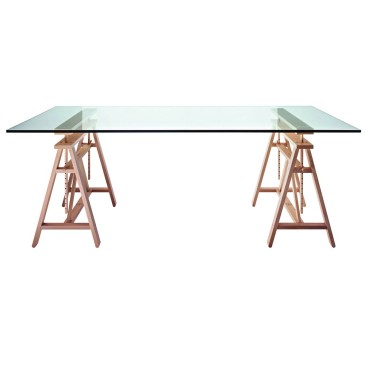 Magis Teatro table with trestles adjustable in height | kasa-store