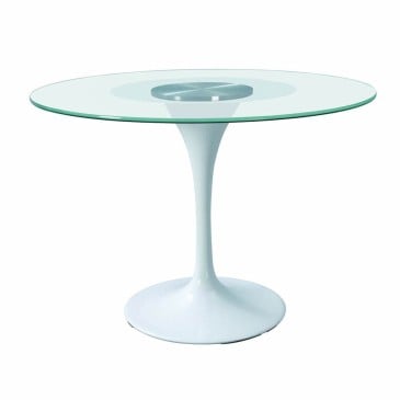 Ronde glazen tafel diameter 80 -100-120 cm