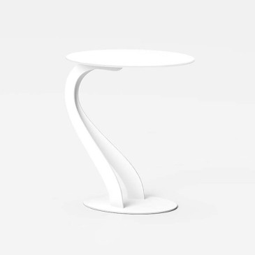 Pezzani Swan coffee table with glass top | kasa-store