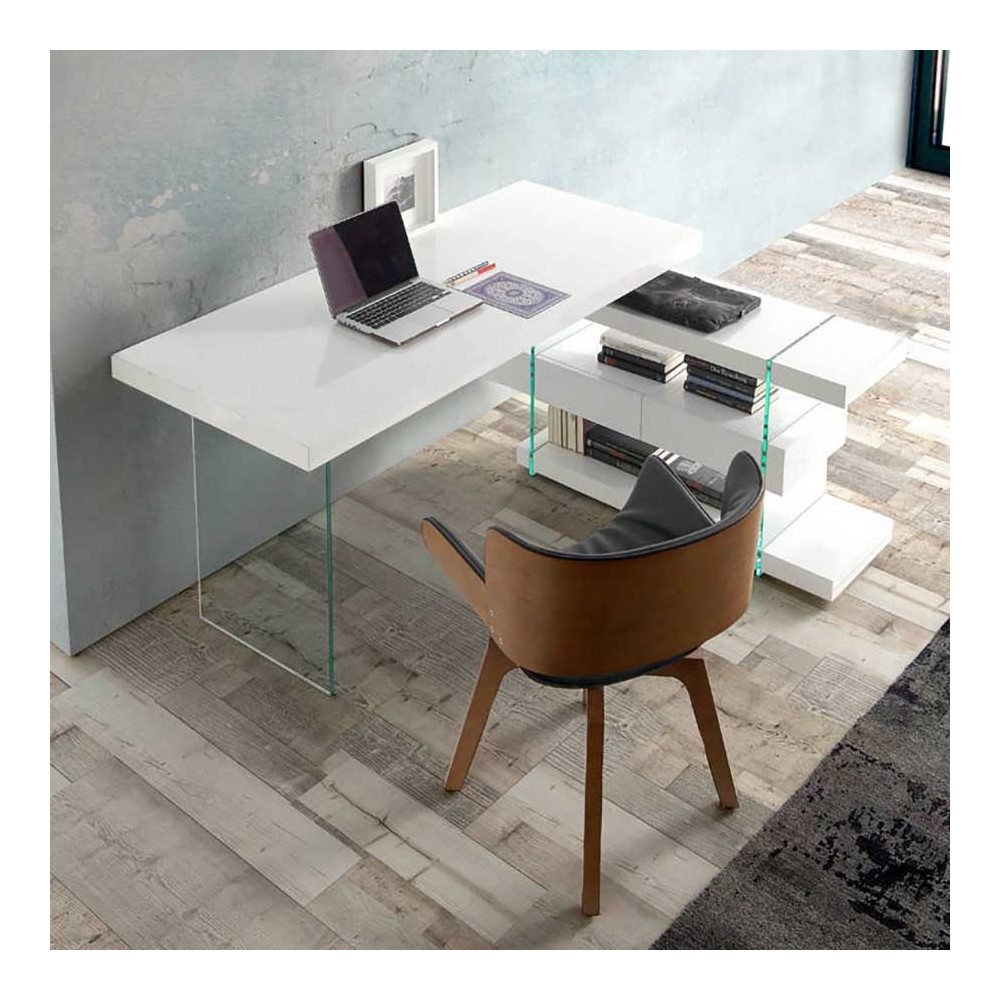 Modern and elegant wooden desk by Angel Cerdà | kasa-store