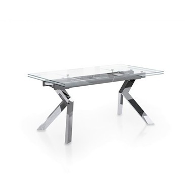Daven extendable glass table by Tomasucci | kasa-store
