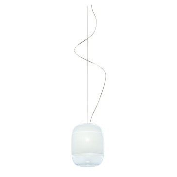 Prandina Gong geblazen glazen hanglamp | kasa-store