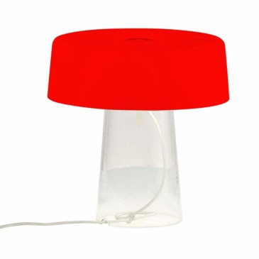 Prandina Glam Pequeña lámpara de mesa de vidrio soplado