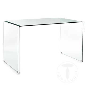 Glazen bureau van Tomauscci geschikt voor thuiskantoor | kasa-store