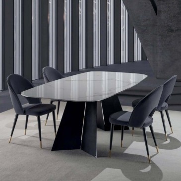 La Seggiola Empire porcelain stoneware dining table | kasa-store