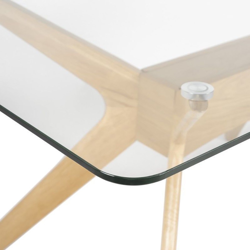 Della Tisch mit Glasplatte von Somcasa | kasa-store