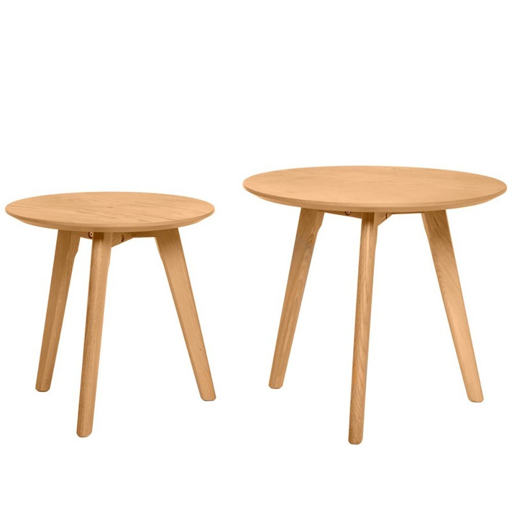 Conjunto de duas mesas de centro klaus by Somcasa | Loja Kasa