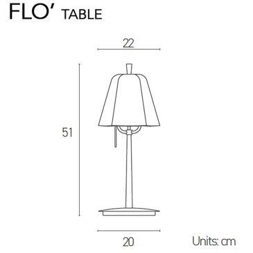 Flò table lamp by Lumen...