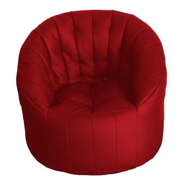 Tortuga bean bag 100% polyester pouf with non-removable cover