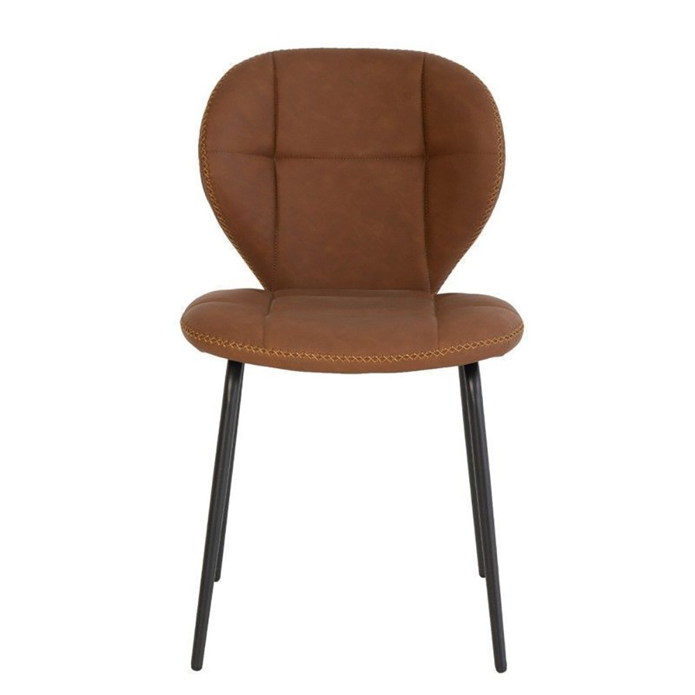 Conjunto de 2 sillas Dafne símil piel de Somcasa | Kasa-tienda