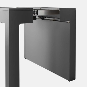 Pezzani Ulisse extendable steel console | kasa-store