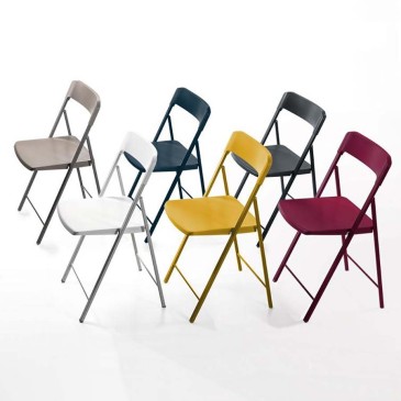 Pezzani Zeta folding chair in various finishes | kasa-store