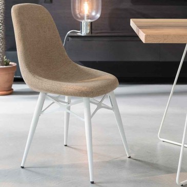 Love-Stuhl, hergestellt in Italien, geeignet für Wohnzimmer und Küche kasa-store