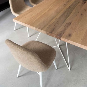 Love-Stuhl, hergestellt in Italien, geeignet für Wohnzimmer und Küche kasa-store