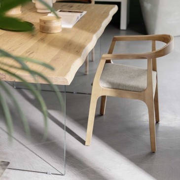 Hoge design gebogen houten stoel | kasa-store