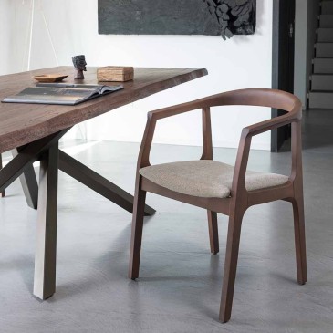 Hoge design gebogen houten stoel | kasa-store