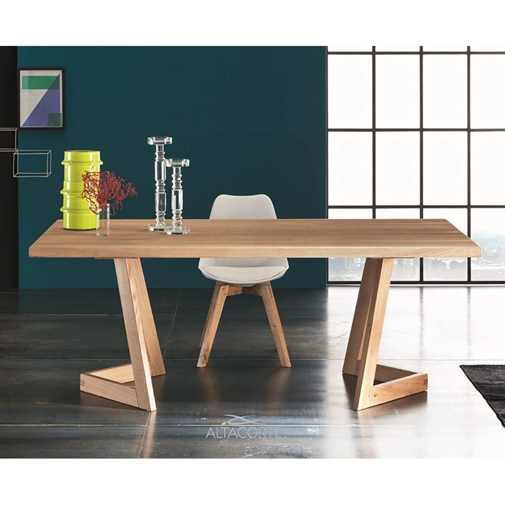 Altacorte Seven wooden table in Nordic style | kasa-store