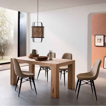 Adria επεκτεινόμενο ξύλινο τραπέζι ιδανικό για σαλόνια | Κασά-κατάστημα