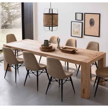 Adria uitschuifbare houten tafel ideaal voor woonkamers | Kasa-winkel