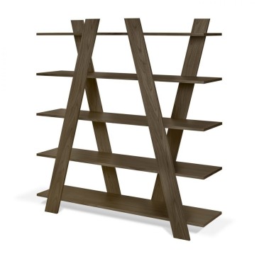 Temahome Wind bookcase in recycled wood | kasa-store