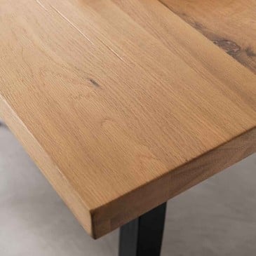 Table rectangulaire fixe Elk pour salon et cuisine | Kasa-magasin
